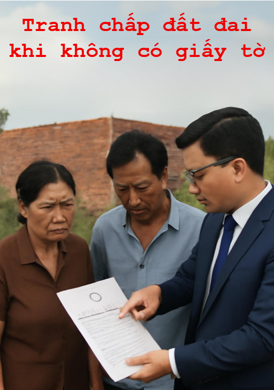 Tranh chấp quyền sử dụng đất khi không có giấy tờ theo Luật Đất đai 2024 ⚖️❗
