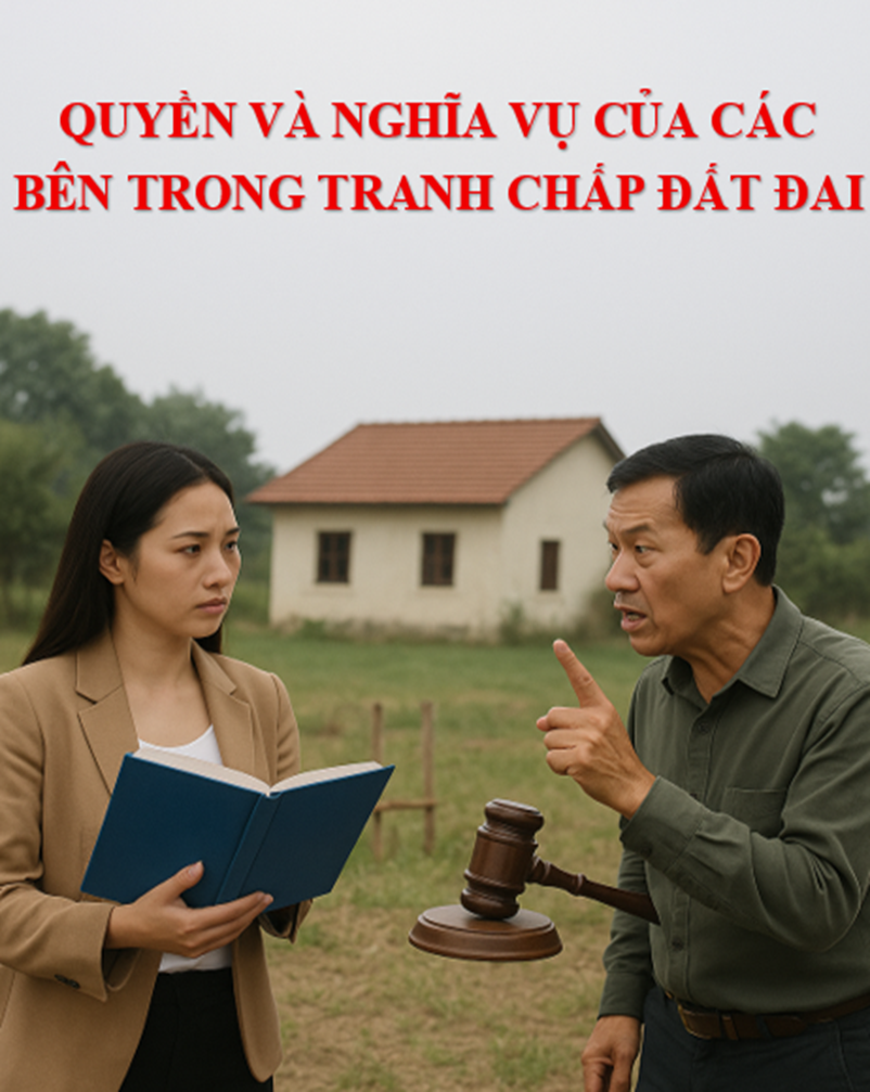 Quyền và nghĩa vụ trong tranh chấp đất đai theo Luật Đất đai 2024 – Hiểu đúng để hành xử đúng