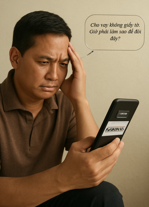 Cho vay tiền không giấy tờ – Có đòi được không? 