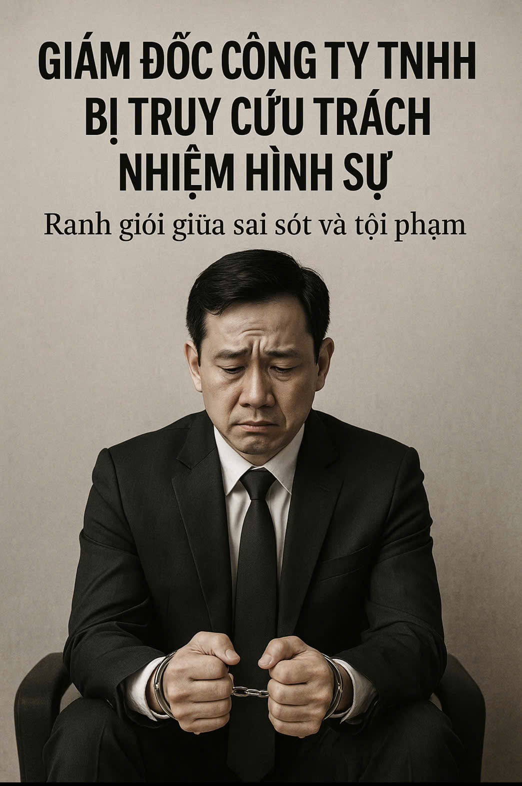 Giám đốc công ty TNHH bị truy cứu trách nhiệm hình sự – Ranh giới giữa sai sót và tội phạm
