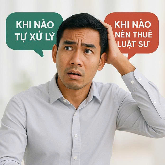 KHI NÀO NÊN THUÊ LUẬT SƯ DÂN SỰ – KHI NÀO CÓ THỂ TỰ XỬ LÝ?