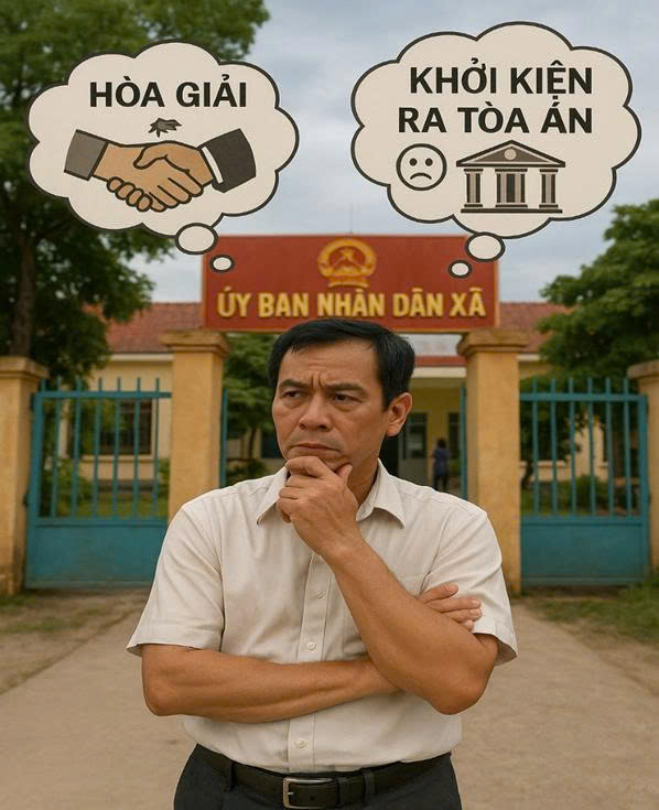 TRANH CHẤP ĐẤT ĐAI CÓ BUỘC PHẢI HÒA GIẢI Ở UBND XÃ TRƯỚC KHI KHỞI KIỆN RA TÒA ÁN?