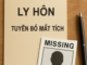 Ly hôn với người mất tích – Quy trình và thủ tục đặc biệt