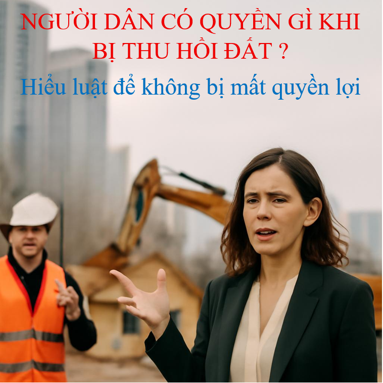 Người dân có quyền gì khi bị thu hồi đất? – Hiểu luật để không mất quyền lợi 🛡️⚖️